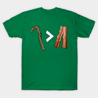 My Stick is Better than Bacon - equation T-Shirt